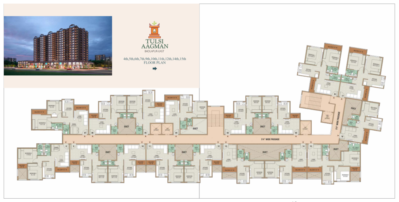 Tulsi Agman Floor Plan 1