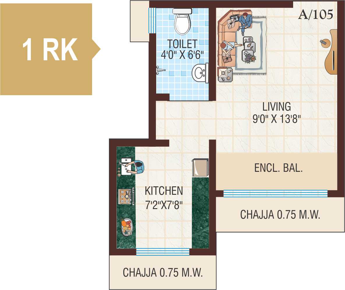 Tulsi Vivan Floor Plan 3